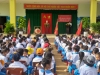 Thầy giáo Lê Minh Tuấn đọc diễn văn khai giảng năm học 2019-2020